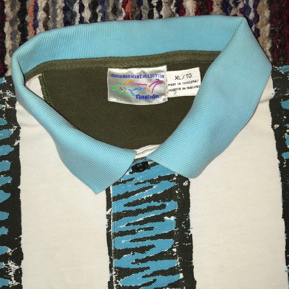 🦈RAREVintage Greg Norman Collection Reebok Polo - Picture 3 of 7